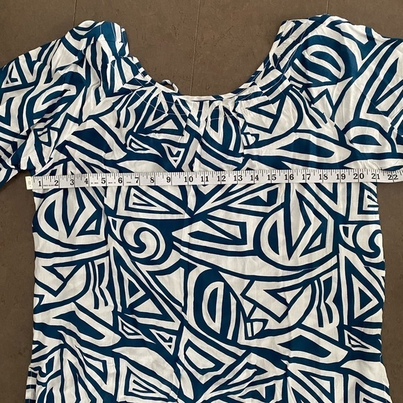 BLUE Sky Clothing blouse size Large - Picture 6 of 6